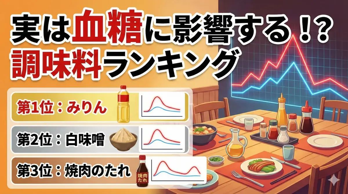 実は血糖に影響する！？調味料ランキング
