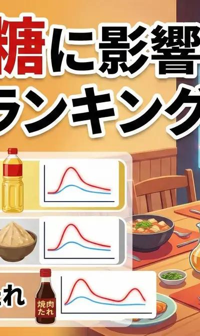 実は血糖に影響する！？調味料ランキング
