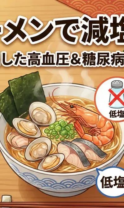 魚介ラーメンで減塩ライフ？──ナトカリ比に着目した高血圧＆糖尿病リスク対策ガイド