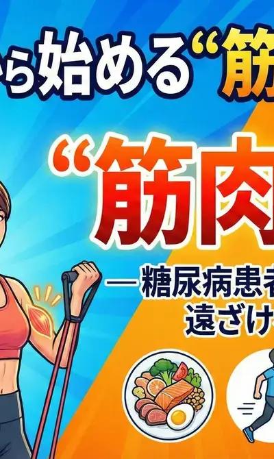 40代から始める“筋肉貯金”――糖尿病患者がサルコペニアを遠ざける4つの戦略